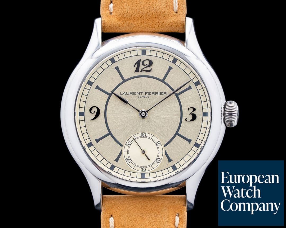 Image of Laurent Ferrier LF116.01 Classic Origin "Revolution and The Rake" SS Champagne Dial