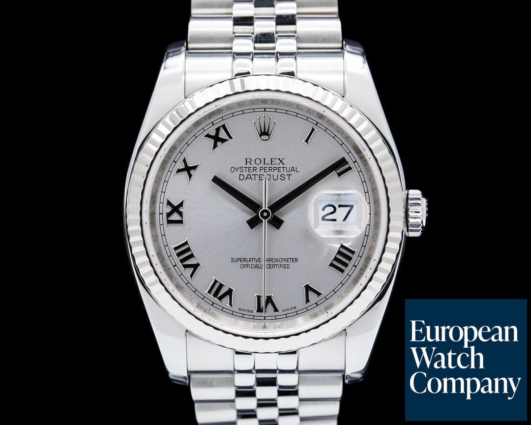 Image of Rolex 116234 Datejust 36 Jubilee SS Silver Roman Dial