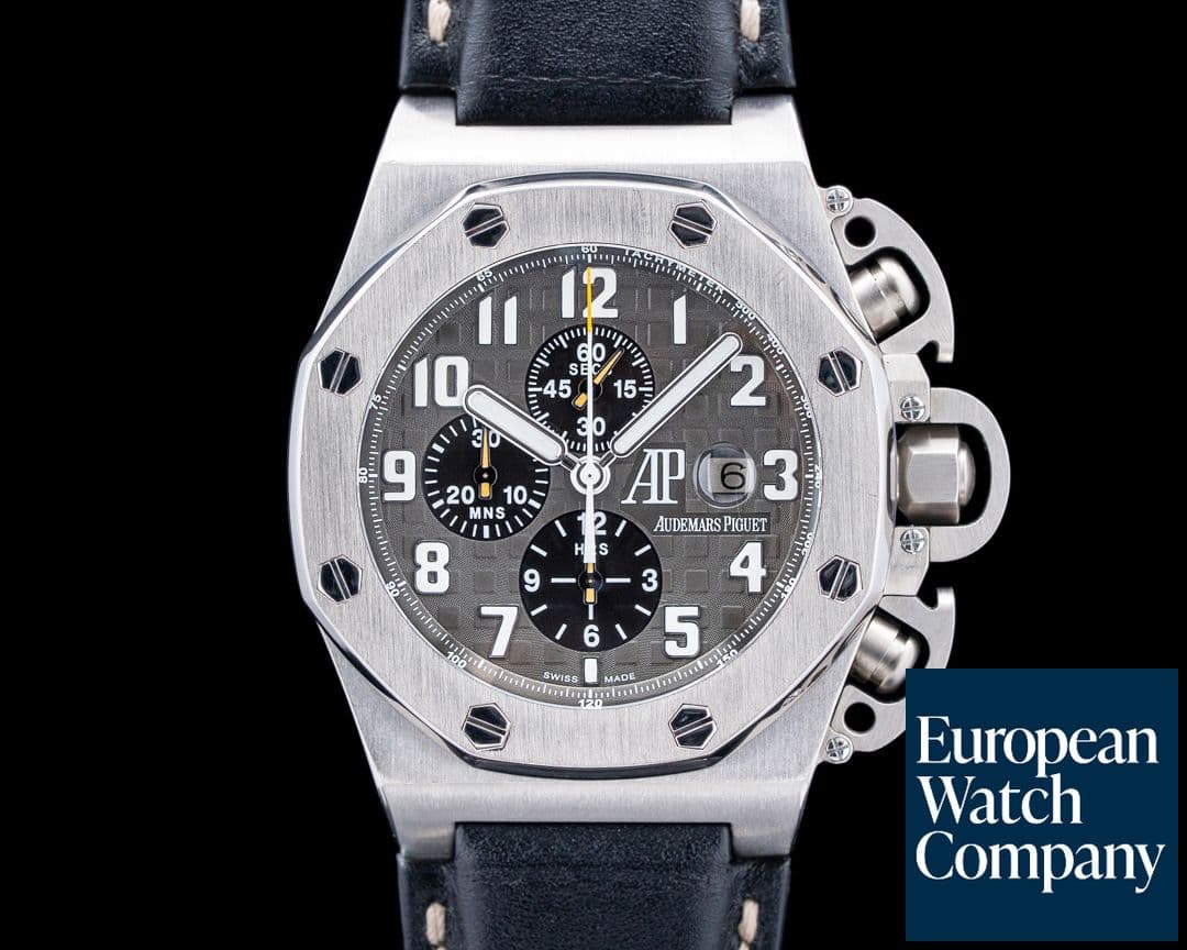 Image of Audemars Piguet Royal Oak Offshore T3 Terminator Chronograph Ti Gray Dial LIMITED