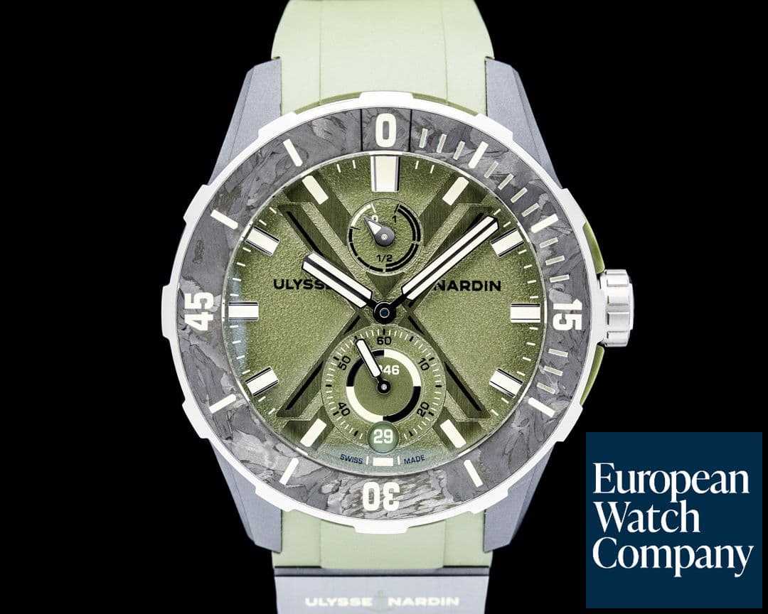 Image of Ulysse Nardin 1183 Diver NET OPS SS Green Dial