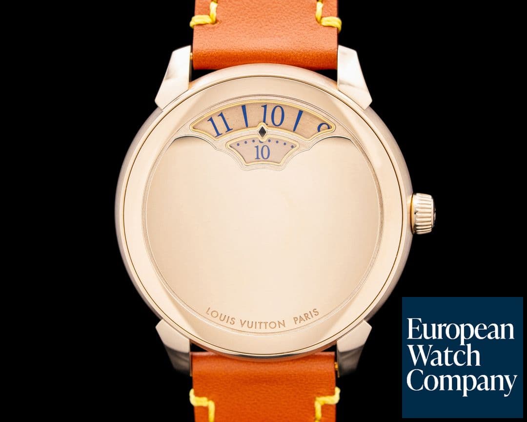 Image of Louis Vuitton W9PG11 Tambour Convergence 18K RG Champagne Dial 2025 UNWORN
