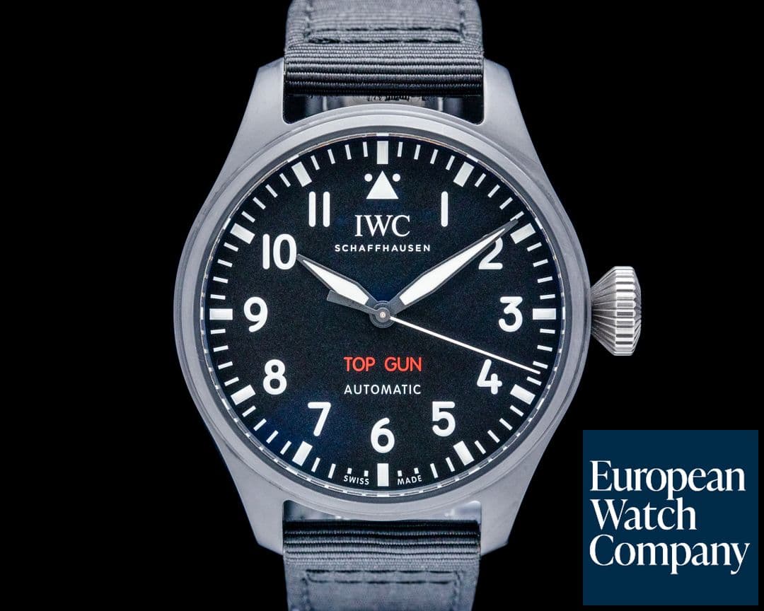 Image of IWC IW329801 Big Pilot's Watch 43 TOP GUN Ceramic Black Dial