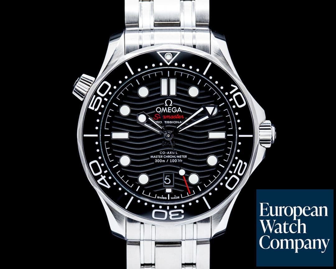 Image of Omega Seamaster Diver 300M Co-Axial Master Chronometer SS Black Dial