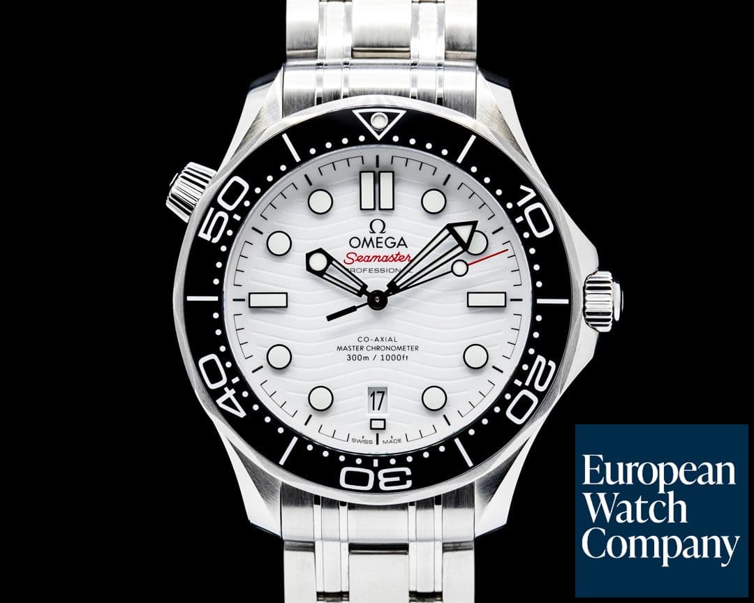 Image of Omega Seamaster Diver 300M SS White Dial