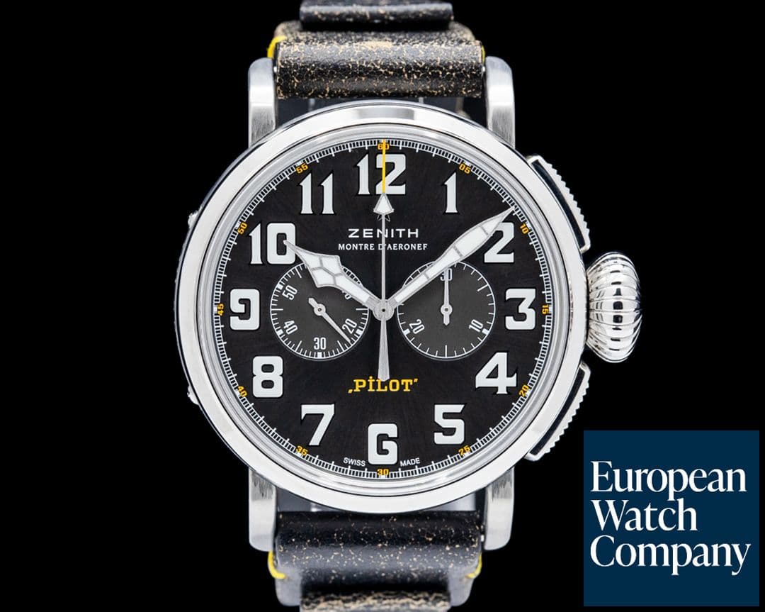 Image of Zenith Pilot Type 20 Chronograph Rescue SS Gray Dial
