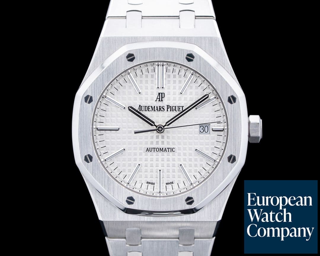 Image of Audemars Piguet 15400ST Royal Oak SS Silver Dial