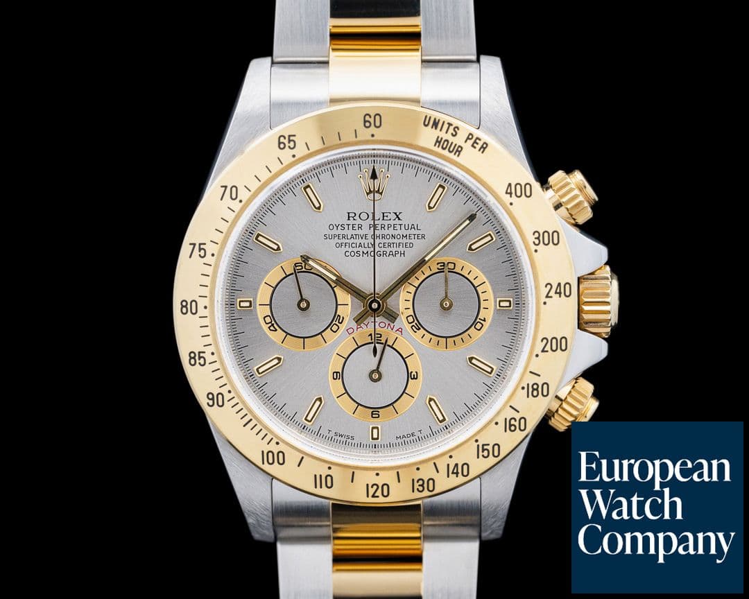 Image of Rolex 16523 Daytona Cosmograph SS / 18K YG Silver Dial