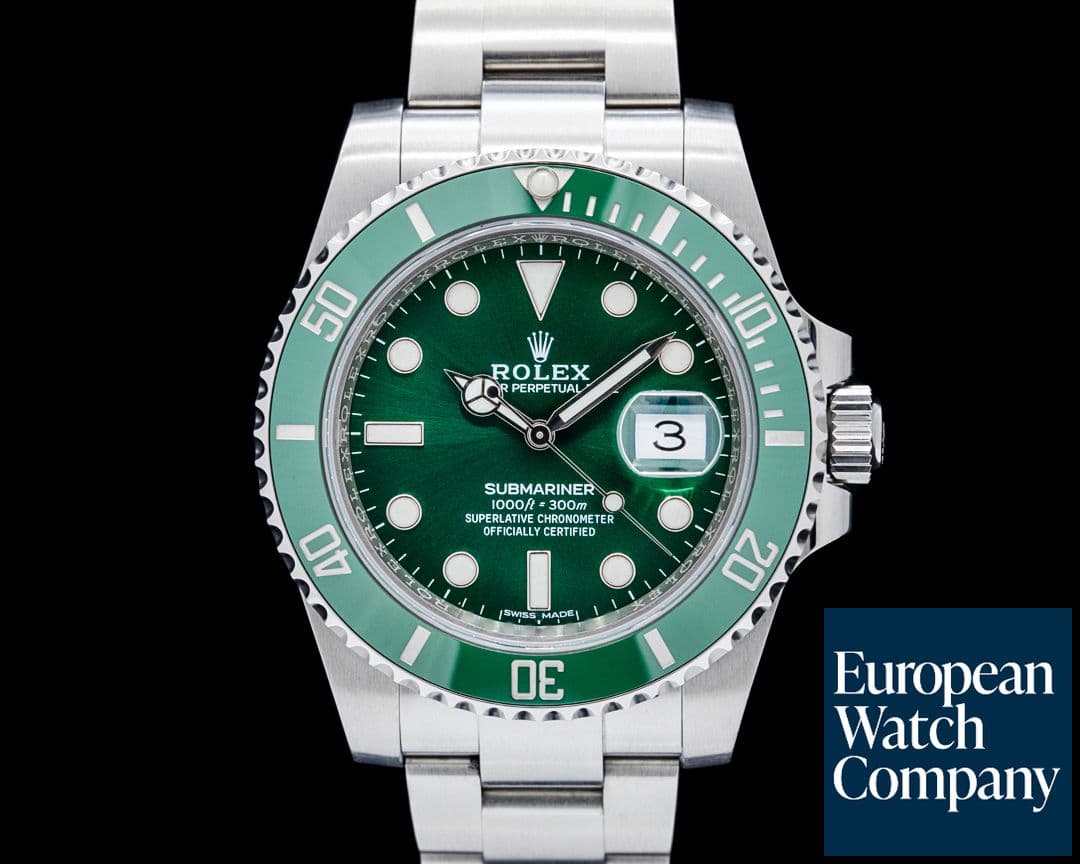 Image of Rolex 116610LV Submariner Date "Hulk" SS Green Dial