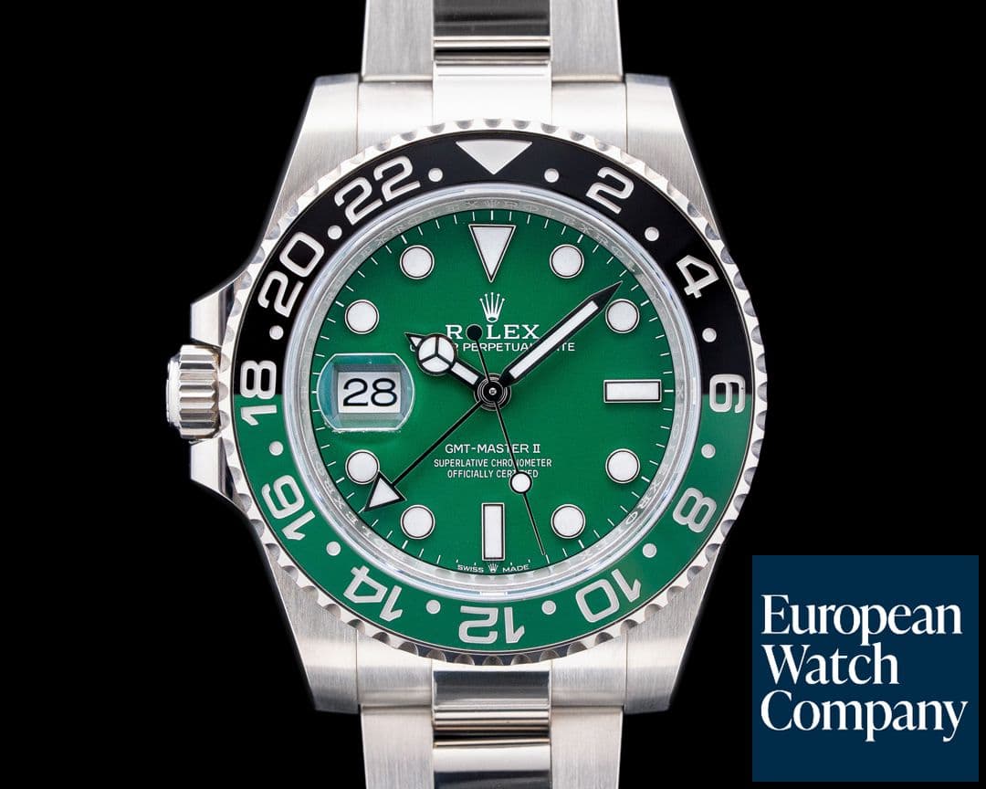 Image of Rolex GMT-Master II 18K White Gold Green Dial 2025
