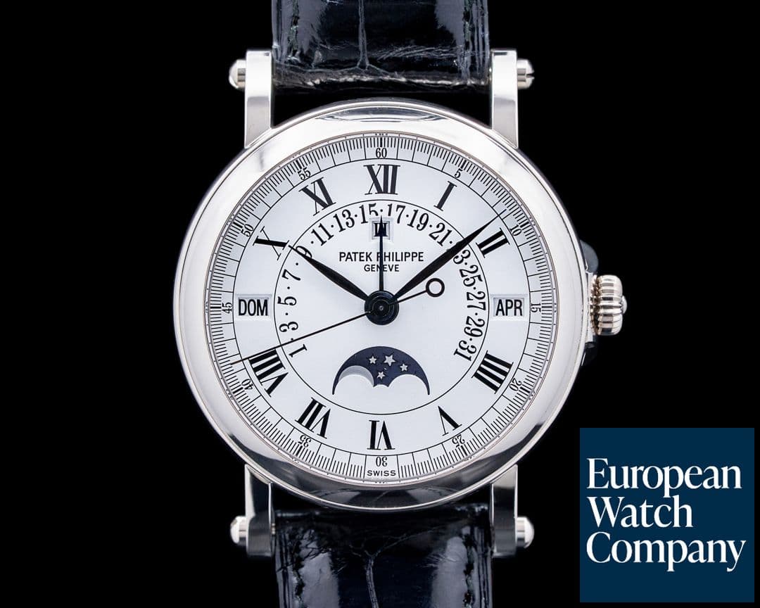 Image of Patek Philippe 5059G Perpetual Calendar Retrograde 18K White Gold White Dial