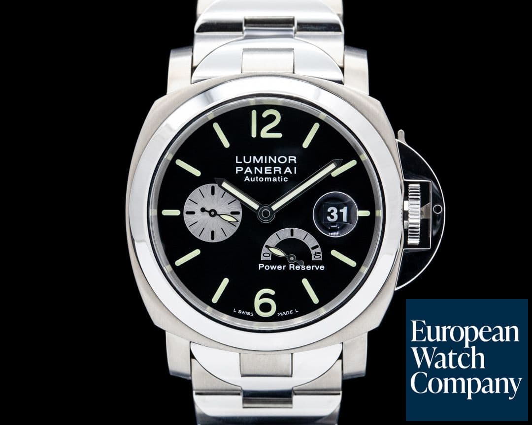 Image of Panerai PAM00171 Luminor Power Reserve SS Black Dial