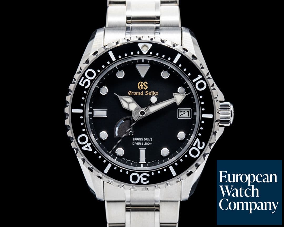 Image of Grand Seiko SBGA231 Spring Drive Diver Titanium Black Dial