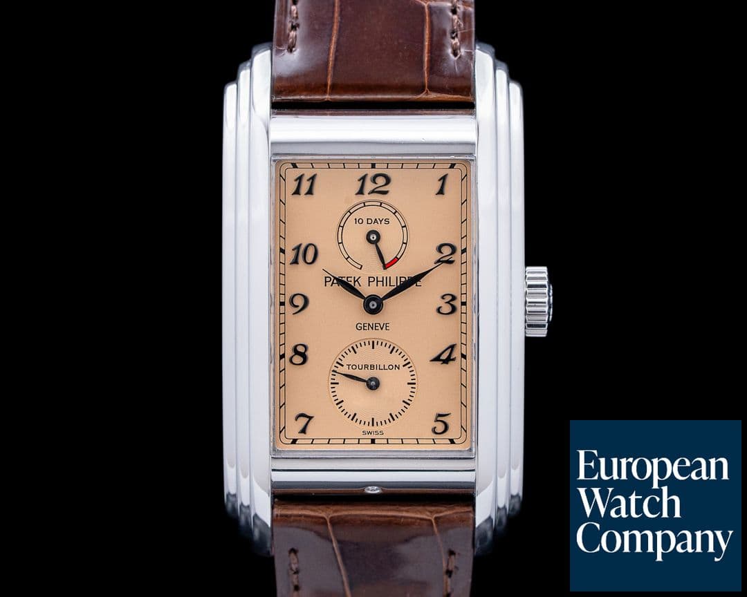 Image of Patek Philippe 5101P 10 Day Tourbillon Platinum Salmon Dial