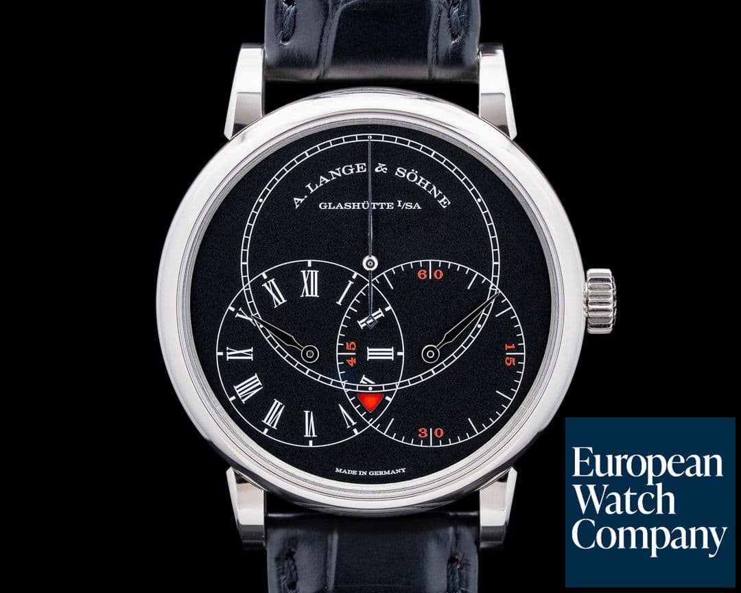 Image of A. Lange and Sohne 252.029 Richard Lange Jumping Seconds 18K White Gold Black Dial