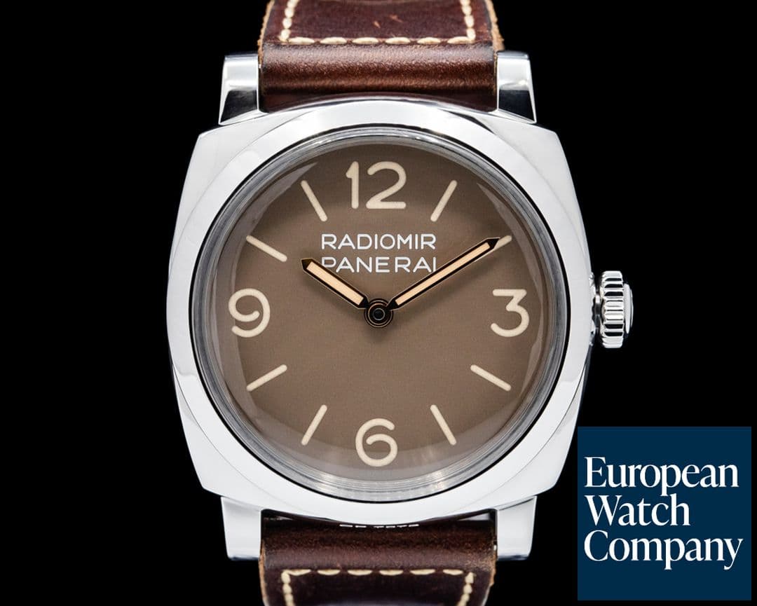 Image of Panerai PAM00662 Radiomir 1940 3 Days Acciaio SS Brown Dial