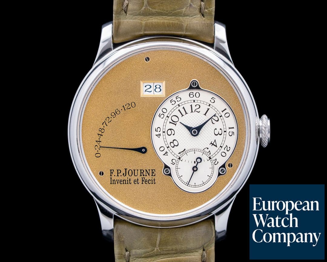 Image of F.P. Journe Octa Reserve De Marche Brass Platinum Gold Dial Straight CDG 2001