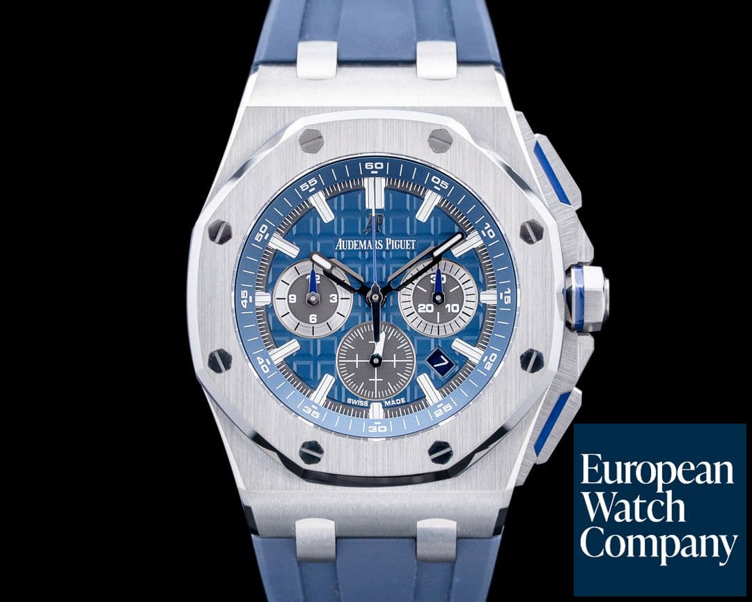 Image of Audemars Piguet 26480TI Royal Oak Offshore Titanium Blue Dial