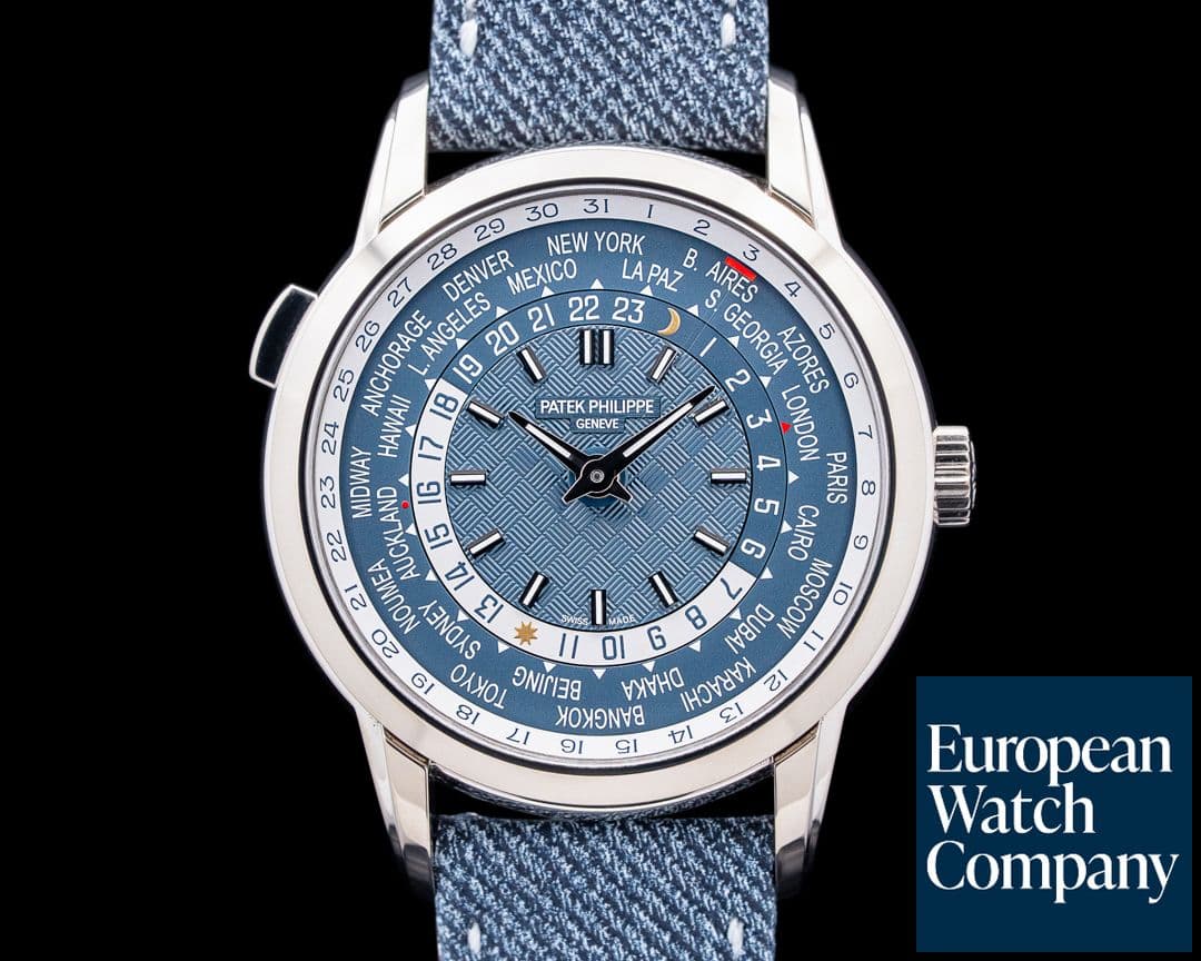 Image of Patek Philippe 5330G-001 World Time 18K White Gold Blue Dial 2025