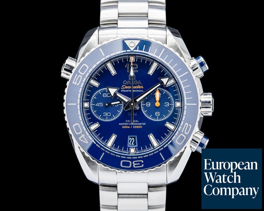 Image of Omega Seamaster Planet Ocean 600M Chronograph SS Blue Dial