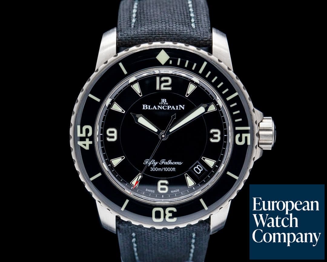 Image of Blancpain 5015 Fifty Fathoms Automatique Titanium Black Dial