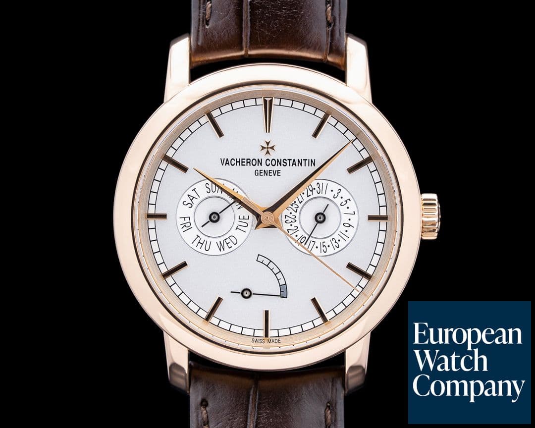 Image of Vacheron Constantin 85290 Traditionnelle Day-Date / Power Reserve 18K Rose Gold Silver Dial