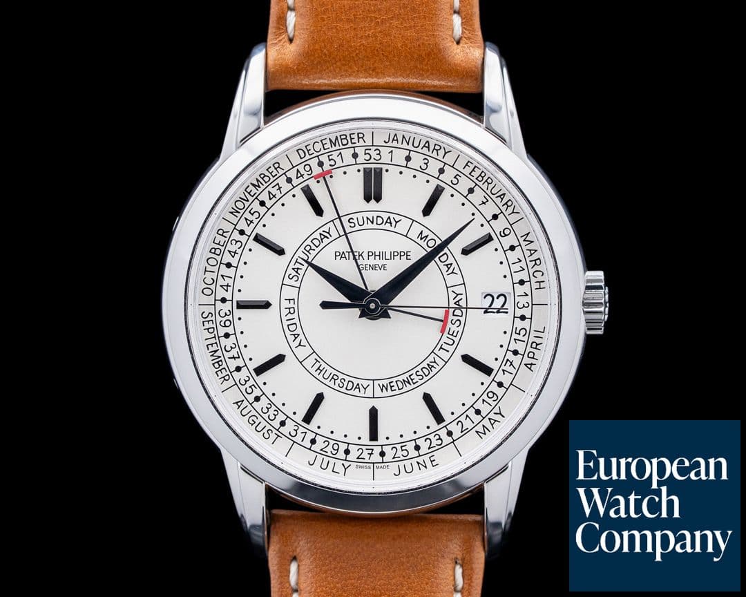 Image of Patek Philippe 5212A Calatrava Weekly Calendar SS Silver Dial
