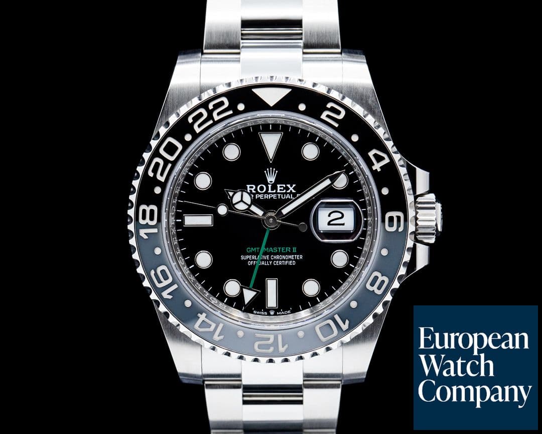 Image of Rolex 126710GRNR GMT-Master II "Bruce Wayne" SS Black Dial 2025