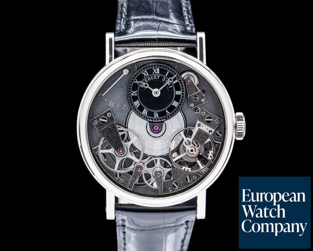 Image of Breguet 7027BB Tradition Manual Wind 18K White Gold Skeleton Dial