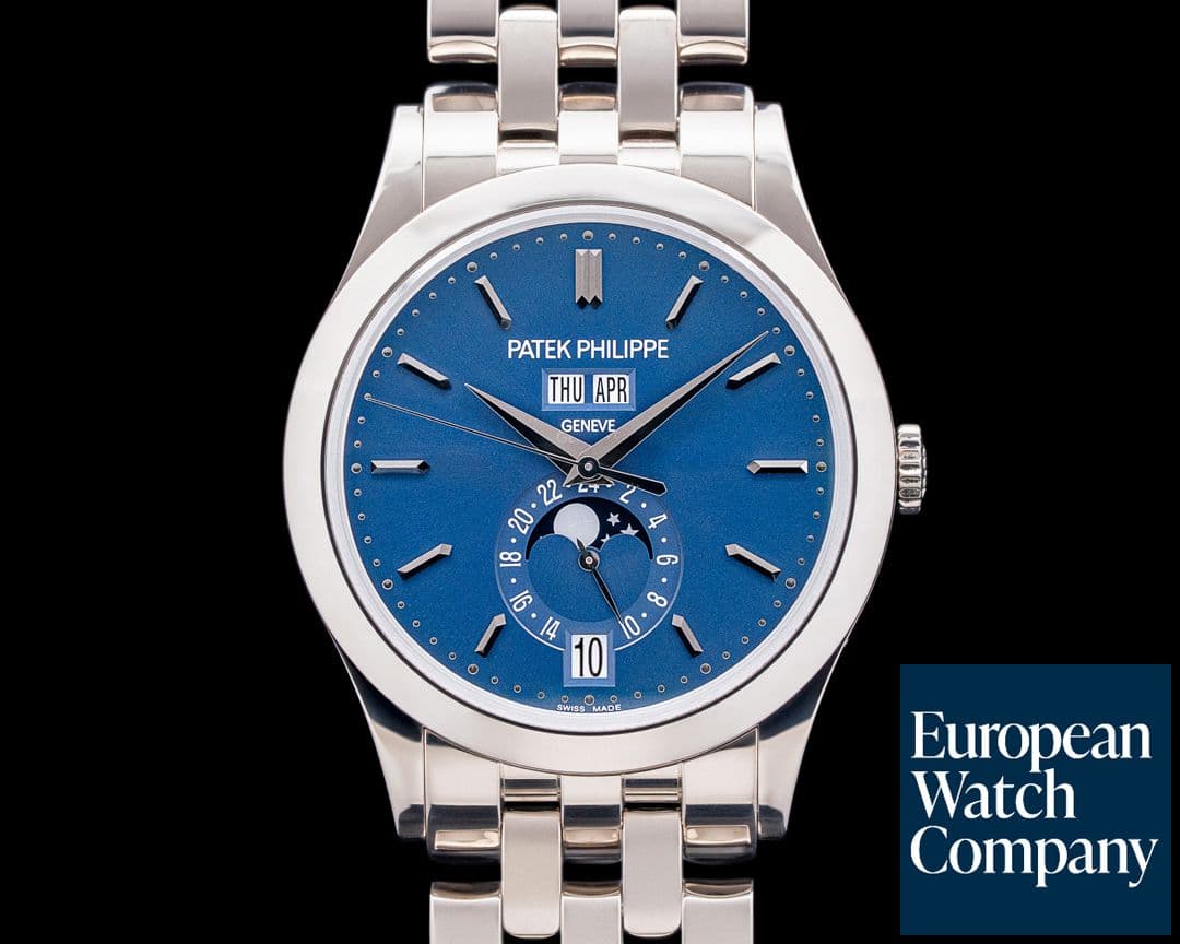Image of Patek Philippe 5396/1G Annual Calendar 18K White Gold Blue Dial