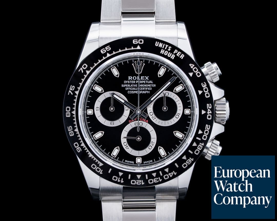 Image of Rolex 116500LN Daytona Ceramic SS Black Dial