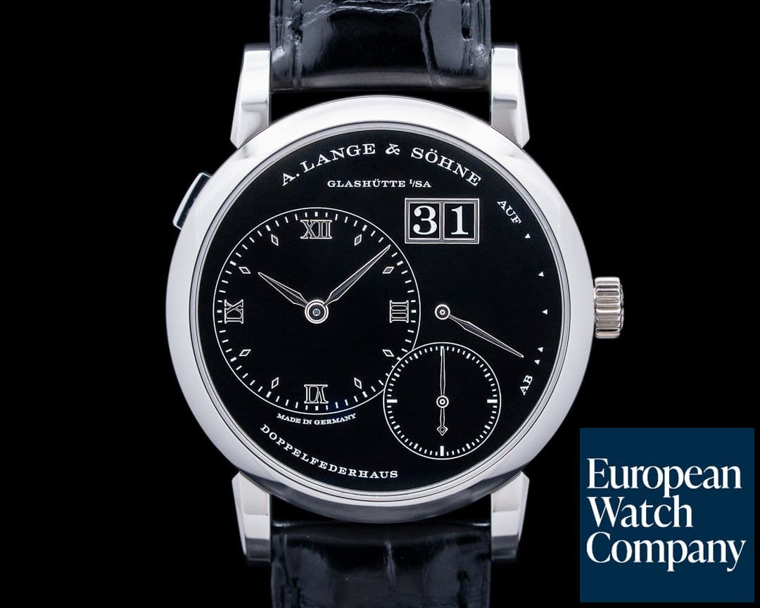 Image of A. Lange & Söhne 191.062 Lange 1 "30th Anniversary" Platinum Black Onyx Dial LIMITED