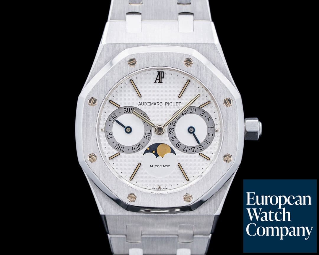 Image of Audemars Piguet 25594ST Royal Oak Day-Date Moonphase SS White Dial