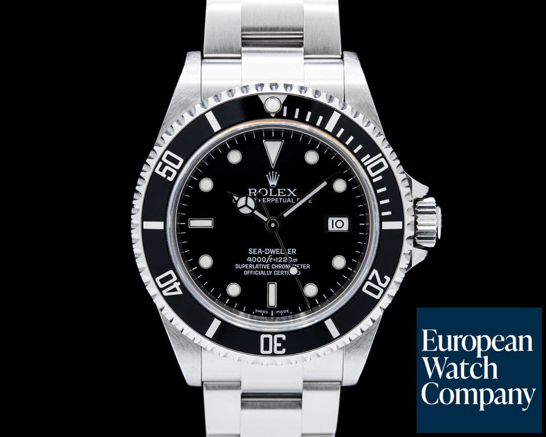 Image of Rolex 16600 Sea-Dweller SS Black Dial