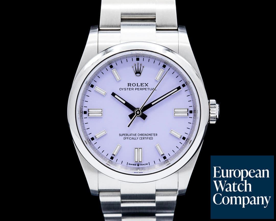 Image of Rolex 126000 Oyster Perpetual SS Lavender Dial 2026 UNWORN