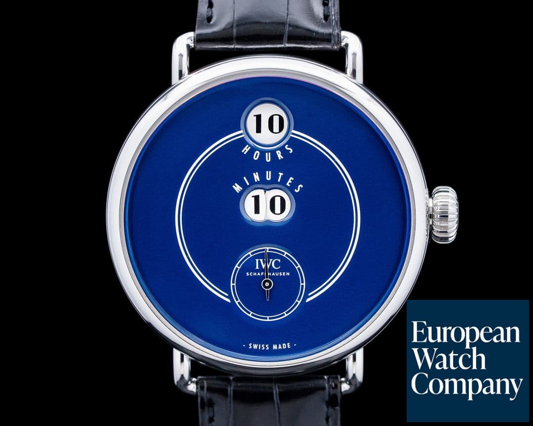 Image of IWC IW505003 Tribute to Pallweber SS Blue Dial LIMITED