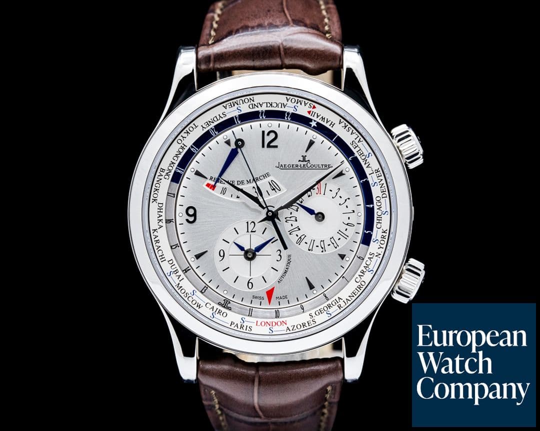 Image of Jaeger-LeCoultre Q1528420 Master World Geographic SS Silver Dial