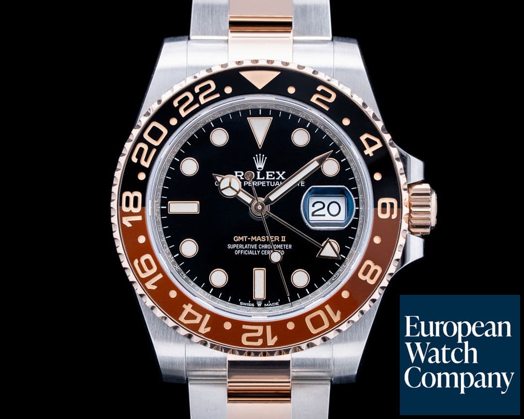 Image of Rolex 126711CHNR GMT-Master II SS / 18K Everose Gold Black Dial