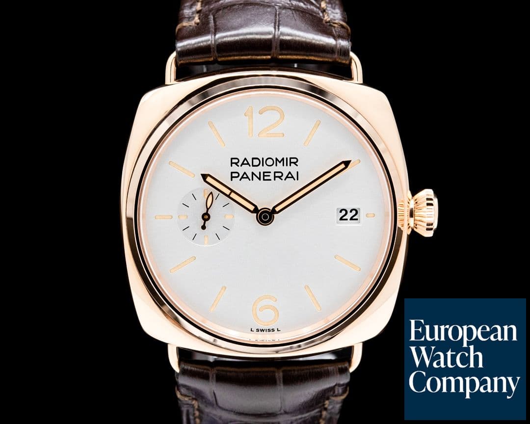 Image of Panerai PAM01026 Radiomir Quaranta Goldtech Silver Dial
