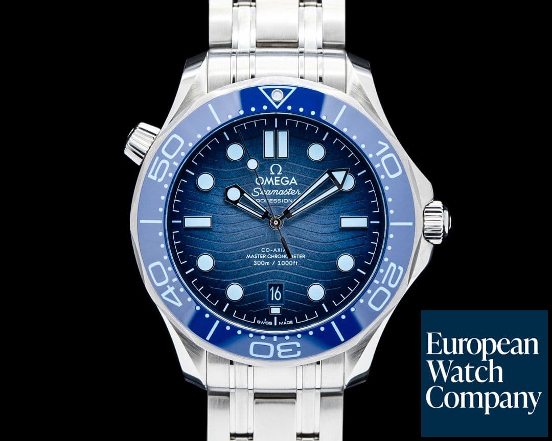 Image of Omega Seamaster Diver 300M SS Blue Dial 2025