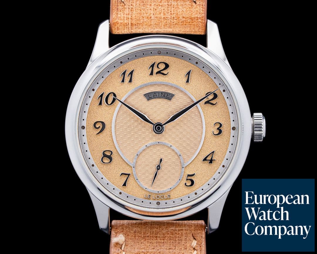 Image of Laine Laine V38 SS Salmon Guilloche Dial