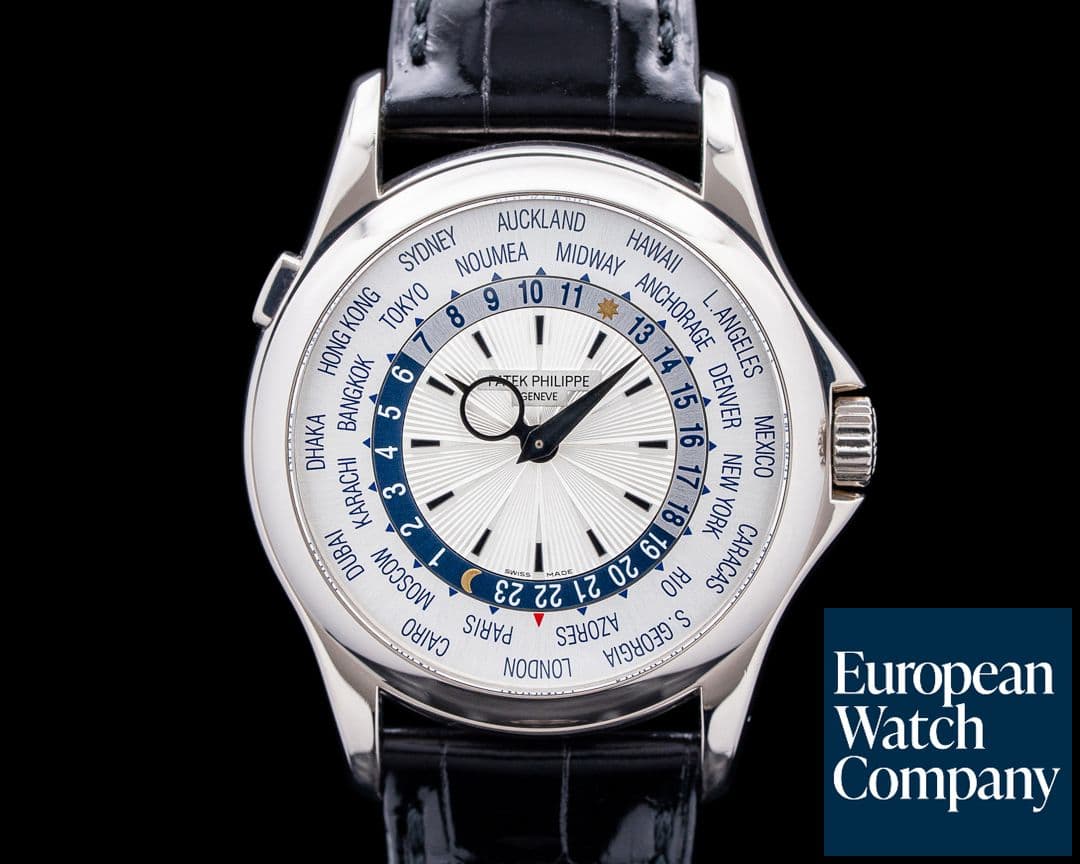 Image of Patek Philippe 5130G World Time 18K White Gold Silver Dial