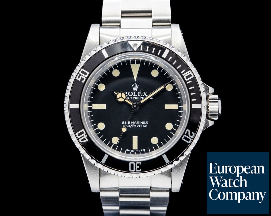 Image of Rolex 5513 Submariner SS Black Dial Circa. 1984