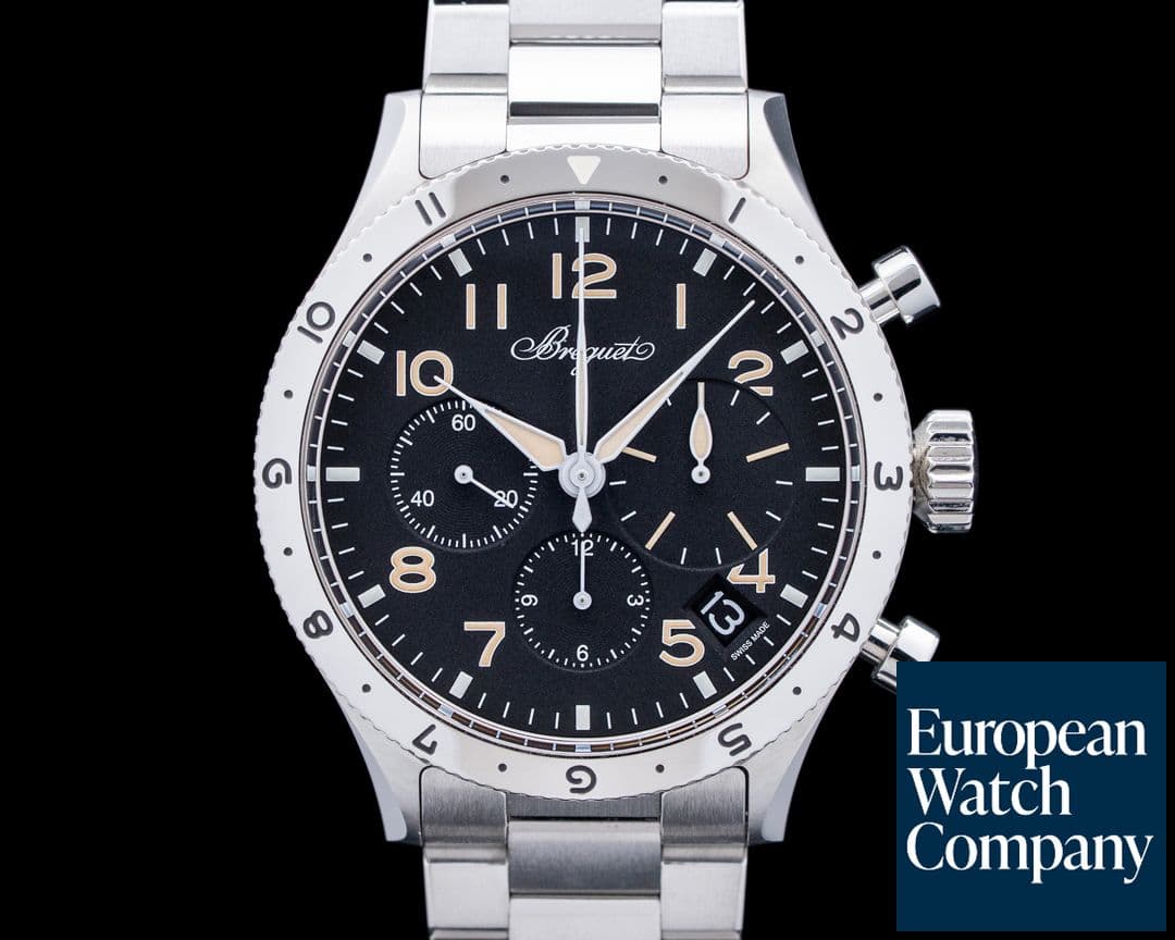 Image of Breguet Type XX Chronographe 2067 SS Black Dial 2025