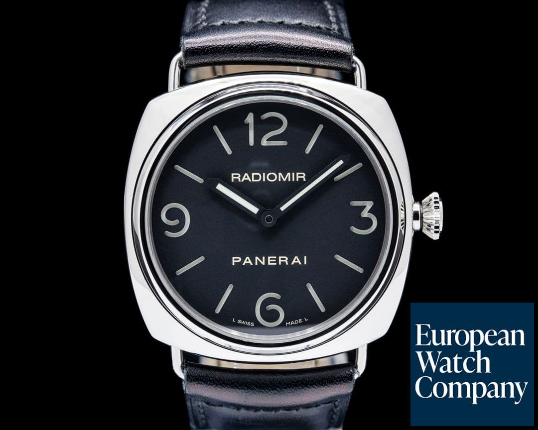 Image of Panerai PAM00210 Radiomir Base SS Black Dial