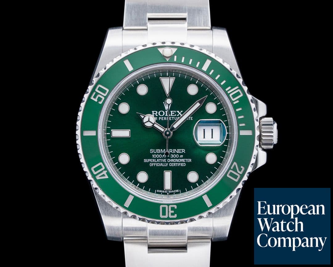Image of Rolex 116610LV Submariner Date "Hulk" SS Green Dial