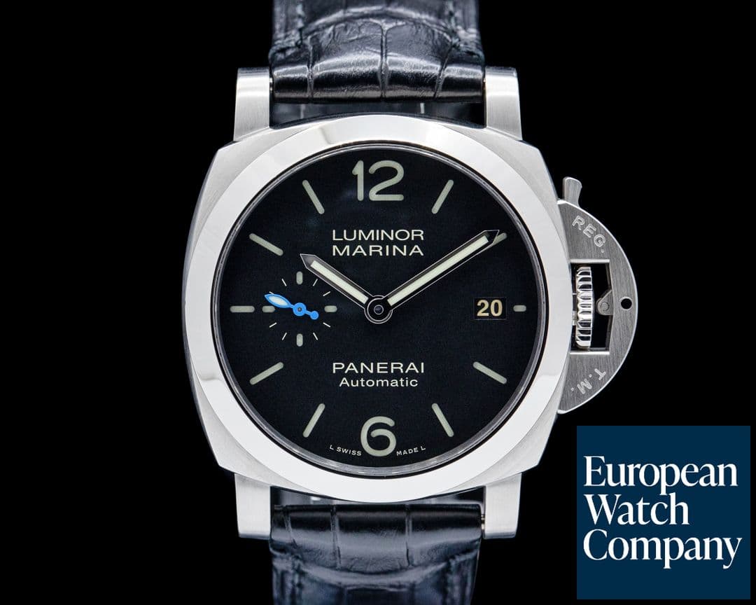 Image of Panerai PAM01372 Luminor Quaranta SS Black Dial