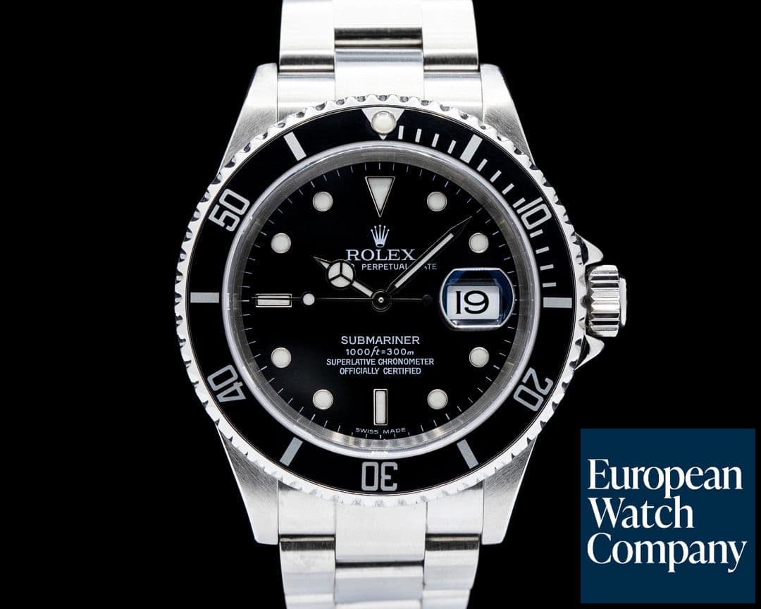 Image of Rolex 16610 Submariner SS Black Dial Circa. 2003