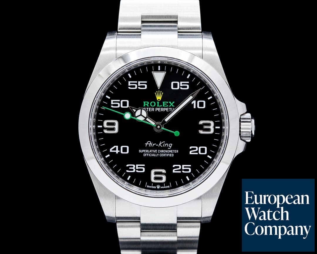 Image of Rolex 126900 Air-King SS Black Dial