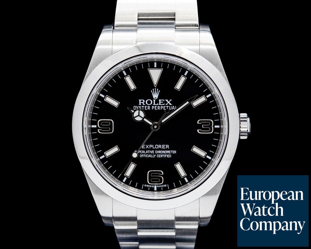 Image of Rolex 214270 Explorer I SS Black Dial