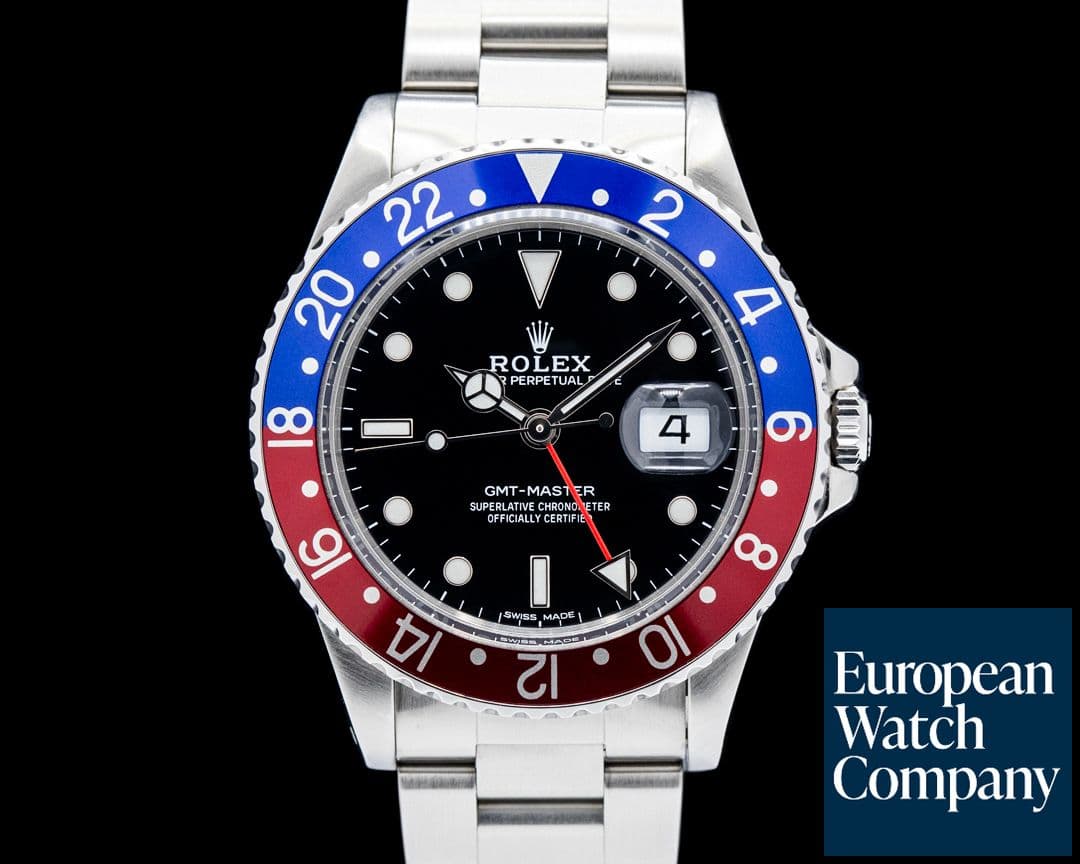 Image of Rolex 16750 GMT-Master SS Black Dial Circa. 1987